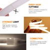 HEGEHE Dimmable COB Neon Strip with Dimmer Switch, IP65 Waterproof