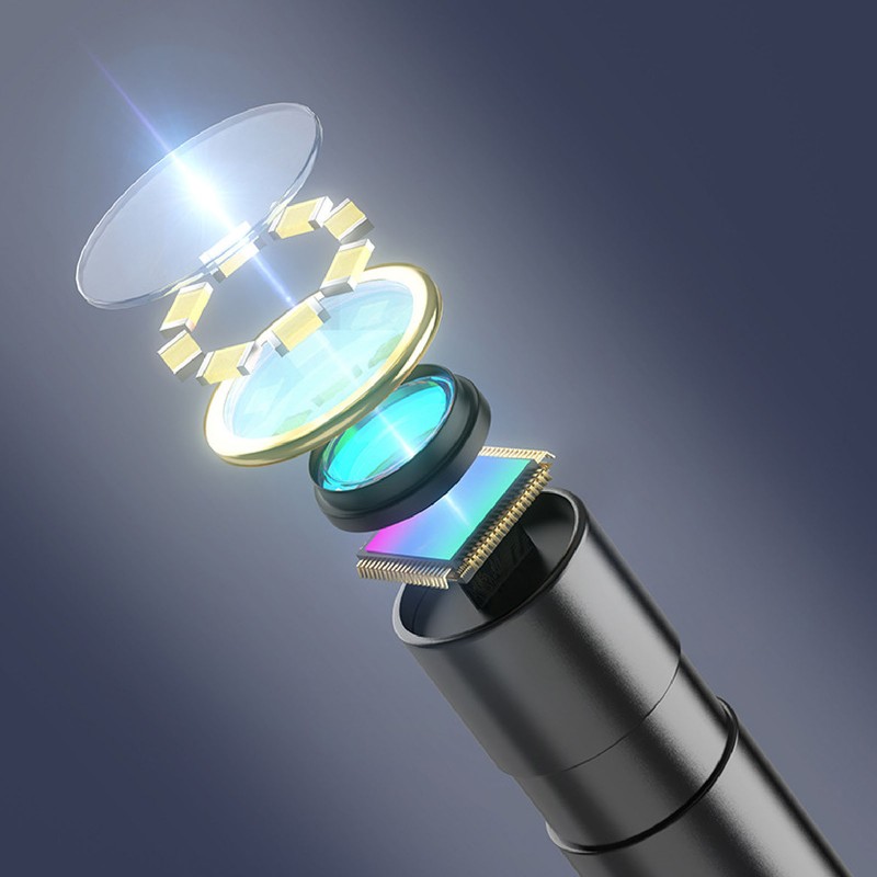 Endoscope Camera with Light IP67 Waterproof 1080P HD Sewer Inspection