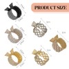 TTPSRY Set of 6 High Ponytail Hair Clips, Elegant Alloy