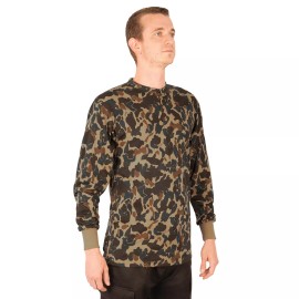 Rothco Fits Fred Bear Camo  T-Shirts Long Sleeve Henley Medium21050-M
