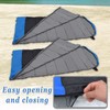 Blue Double Conjoined Hooded Sleeping Bag Outdoor Camping or Indoor