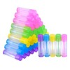 Beavorty 100pcs Refillable Lip Balm Tubes Clear Lip Gloss Containers