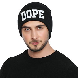 DonDon Men's Beanie Statement Winter Hat, Dope 2