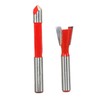 15Pcs Router Bit Set 1/4in Shank Carbide Trimmer Engraving Machine