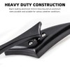 DREAMIZER 8mm/10mm Black Motorcycle Universal Blade Rear View Side Mirrors