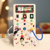 Lights Switch Board Toy Wooden Puzzle Early Education Fine Motor