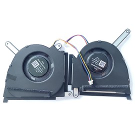 Fleshy Leaf Replacement CPU+GPU Cooling Fan for ASUS TUF Dash (2022) F15 FX517 FX517ZC FX517ZR RTX 3050 3050Ti DC5V Series DFS5K22305283E FP85 DFS5K22115371E FP86