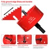 75mm Hole Saws Cutter, HSS Bi-Metal Drill Bit for Wood,