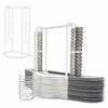 1Pack Hanger Organizer Storage Rack, Hanger Holder Organizer(White)