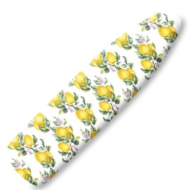 Extra Thick Ironing Board Cover and Pad, Summer Lemon 15x54 Ironing Board Cover, Resist Scorching and Staining,Elastic Edges,Watercolor Plant Fruit Art