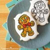 Happy Gingerbread Man PYO Stencil - Drawn by Krista