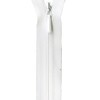 Unique Invisible Zipper 9"-White