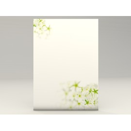 Spring Letter Paper Fresh Spring 50 Sheets Spring Writing Paper DIN A4 Floral Motifs Writing Paper