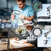 12X Magnifying Glass with Light Hands Free, 2026 New Upgrade
