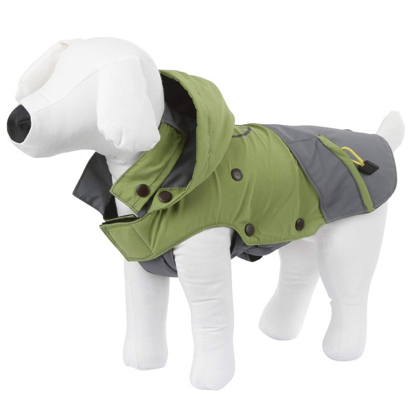Kerbl Pet Vancouver 81410 Outdoor Dog Coat 50 cm Green/Grey