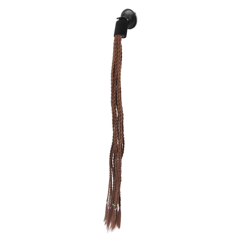 Colorful Stylish Motorcycle Helmet Ponytail Helmet Dreadlocks Braids with Suction
