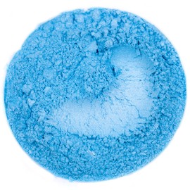 Rolio - Mica Powder - 1 LB of Pigment for Paint, Dye, Soap Making, Nail Polish, Epoxy Resin, Candle Making, Bath Bombs, Slime - (Maya Blue)