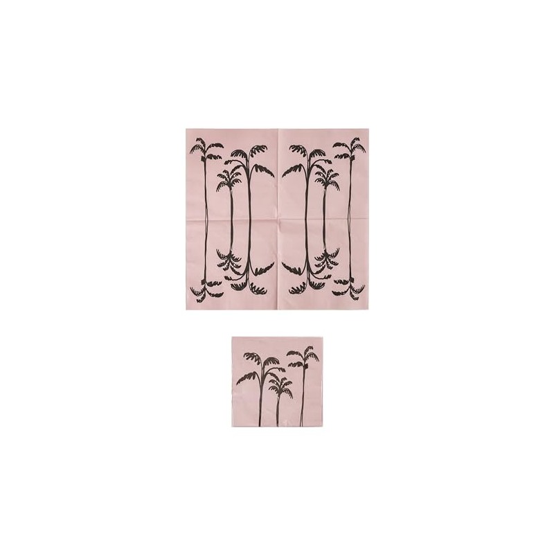 Creative Co-Op Paper Napkins with Lemon Design, Multicolor, Set of