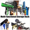 WALMANN Wall Mount Tool Organizer, Mop and Broom Holder, Garage
