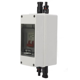 DC Circuit Breaker Box, 500 V IP65 Distribution Box, Isolation Switch, RV Miniature Circuit Breaker, Solar Isolator Switch (16A)
