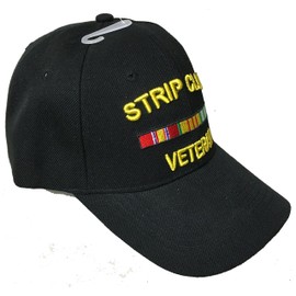 Strip Club Veteran Baseball Style Embroidered Hat Funny Novelty Ball Fun Military Cap Black