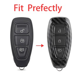 Carbon Fiber For Ford Fiesta Key Cover For Ford Focus Key For Ford Galaxy For Ford Kuga For Ford Car Key For MK 3 Ford For Key Ford Mondeo For Ford Grand C-max Key Keychain Screwdriver
