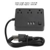 Desktop Smart Fast Charging Power Strip with 3 Outlet 3