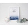 Psalm 40 1 Bible Verse Print, I Waited Patiently for