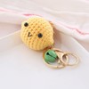 PTNKUIIY Korean 3D Bear Keyring Dekora, lemon