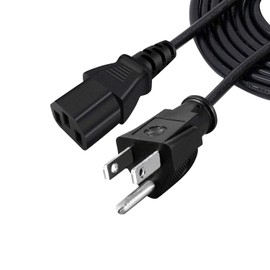 8ft 3 prong Power Cord for HP LaserJet 1200 Pro P1102 P2035 P1606DN M251NW M1536DNF M15w M118dw M404dn M276NW M479fdw M130fw M203dw M404n M570dn Printer Power Cord Replacement AC Cable