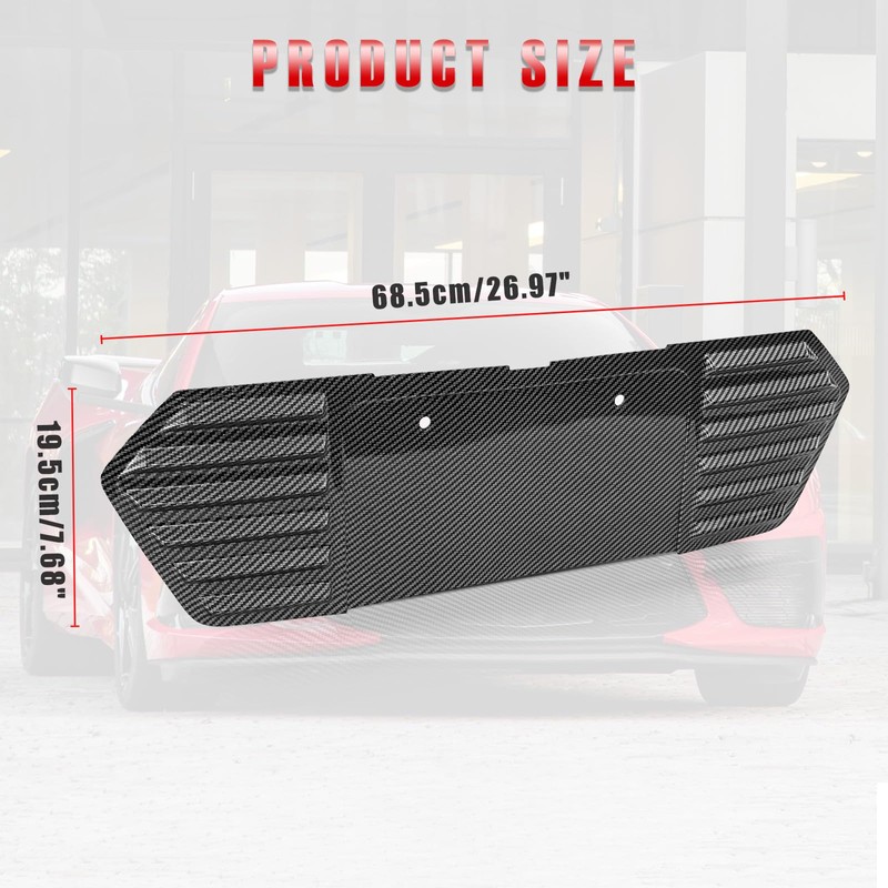 Rear License Plate Frame Compatible with Corvette C8 Z51 Stingray