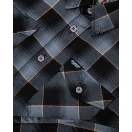 DIXXON x SHADOWS FALL Collab Limited Edition Flannel Shirt  - Men's M