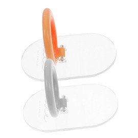 Operitacx 2Stücke Toilettendeckelheber Kreativer Hebegriff für Wc Sitze Dekoratives Wc Sitz Zubehör für Wohnungen Restaurants und Toiletten