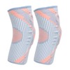 1 Pair Knee Brace Thickened Pads Breathable Mesh Silicone Spring