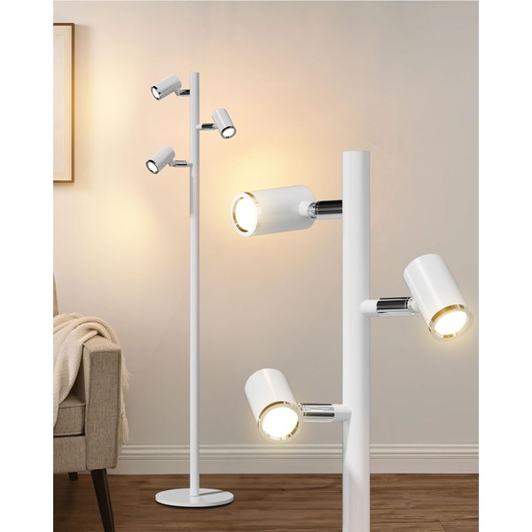 Lightdot 55IN LED Tree Floor Lamp for Living Room, Modern