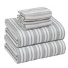 RUVANTI Flannel Sheets Twin Size 4 Pcs - 100% Cotton