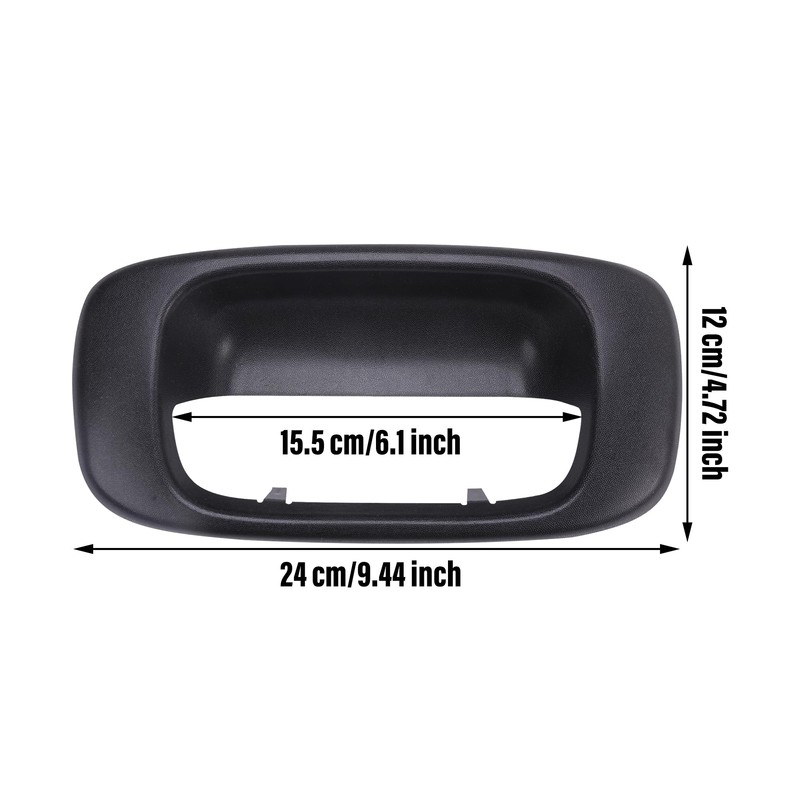 POPSTORE Rear Back Latch Tail Gate Tailgate Handle Bezel Compatible
