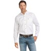 ARIAT Men’s Solid Twill Fitted Shirt White