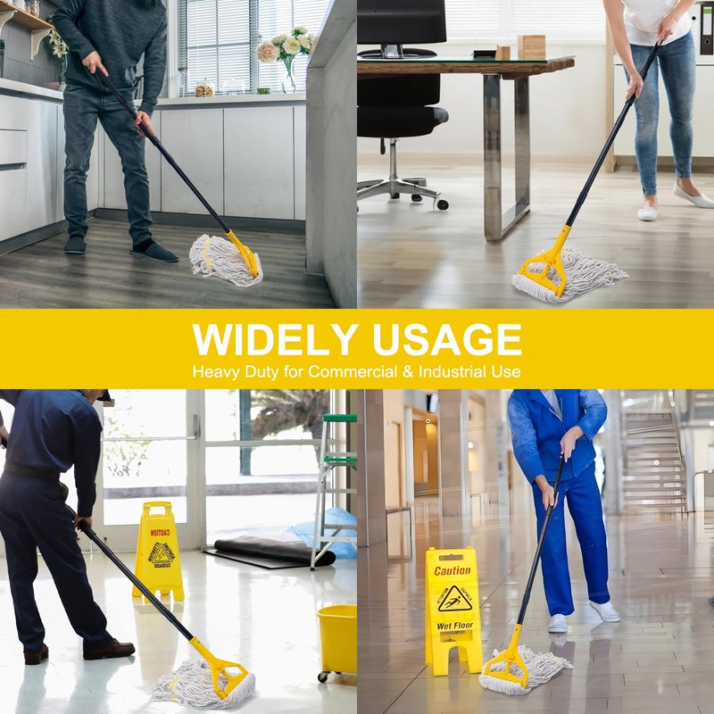 KeFanta 60 Inch Mop Handle Commercial Heavy Duty,Industrial Mop Stick