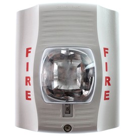 System Sensor Stobe, Wall, Standard Candela, White