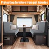 BIETYONE Rv Dinette Cushion Covers,Printing Stretchable Camper Cushion Cover,RV Cushion