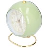 Alarm Clock Silent Non Ticking Metal Paint Power Saving Eye