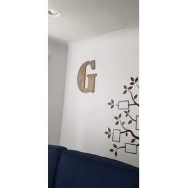 UNFINISHEDWOODCO 23-Inch Vintage P Wood Letter, Unfinished