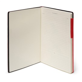 Links mynot00 Notebook, 17 x 24 cm 17 x 24 cm red
