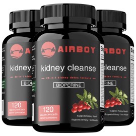 airboy Kidney Cleanse - Restore Health,Detox Cleanse Support,Liver Health,Supplem - One bottle-Trial stage