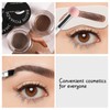 Boobeen Eyebrow Stencil Kit, Waterproof Eyebrow Pomade Gel, Defines Brow
