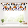 Halloween Window Valance Pumpkin Ghost Bat Kitchen Curtain 54x18