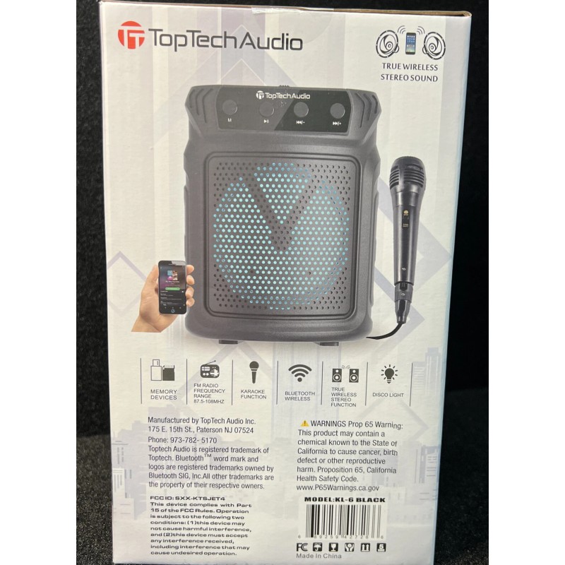 TopTech NEW!! Top Tech Audio 800watt BLUETOOTH/Wire