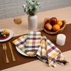 Blue Needles Buffalo Plaid Cloth Napkins - 100% Cotton Set