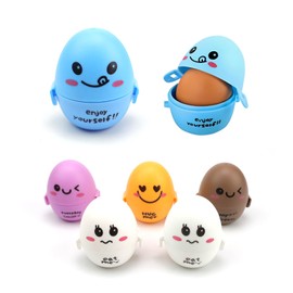 LNSYSNS Kunststoff-Eierschachtel – 6 Stück tragbare Camping-Eierbehälter in 5 Farben Ideale Eier Aufbewahrung für Küche, Reisen und Outdoor-Aktivitäten